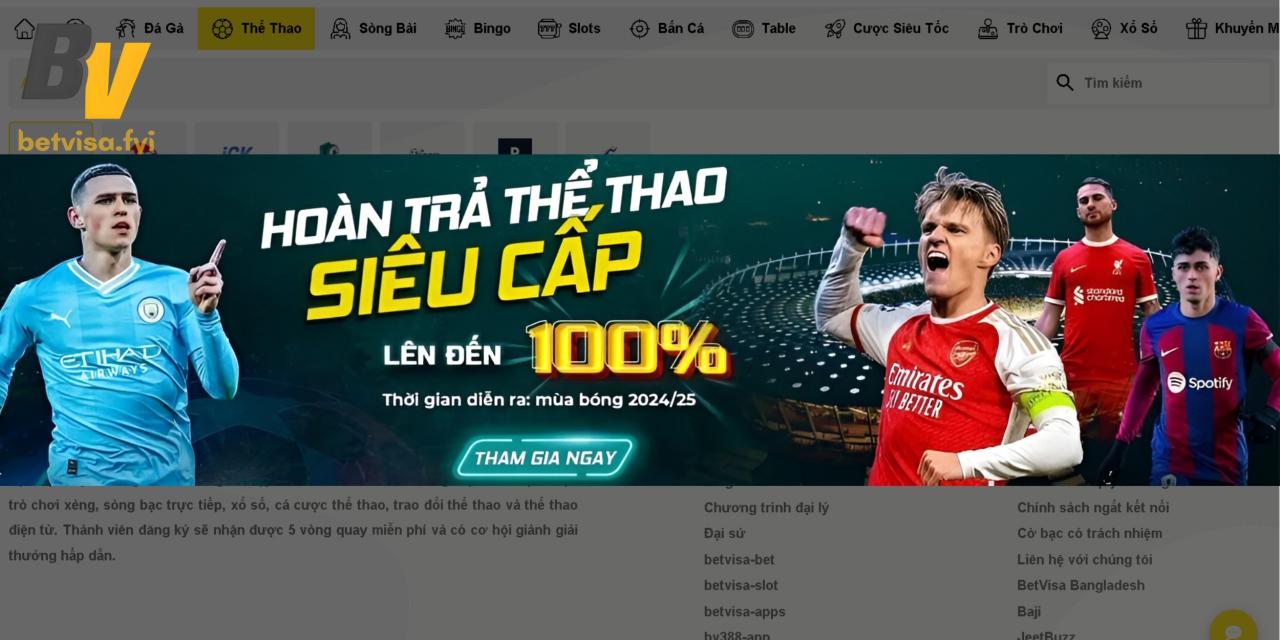 Cá cược thể thao trên ứng dụng 3389bet
